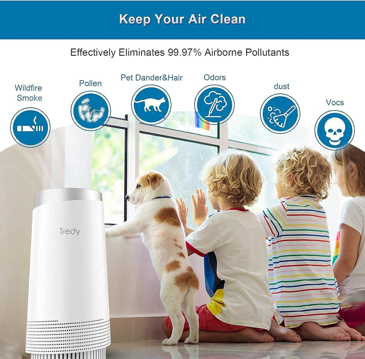 Air Purifier with H13 True Hepa Filter G952636