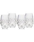 Crystal Stemless White Wine Set of Four W2336