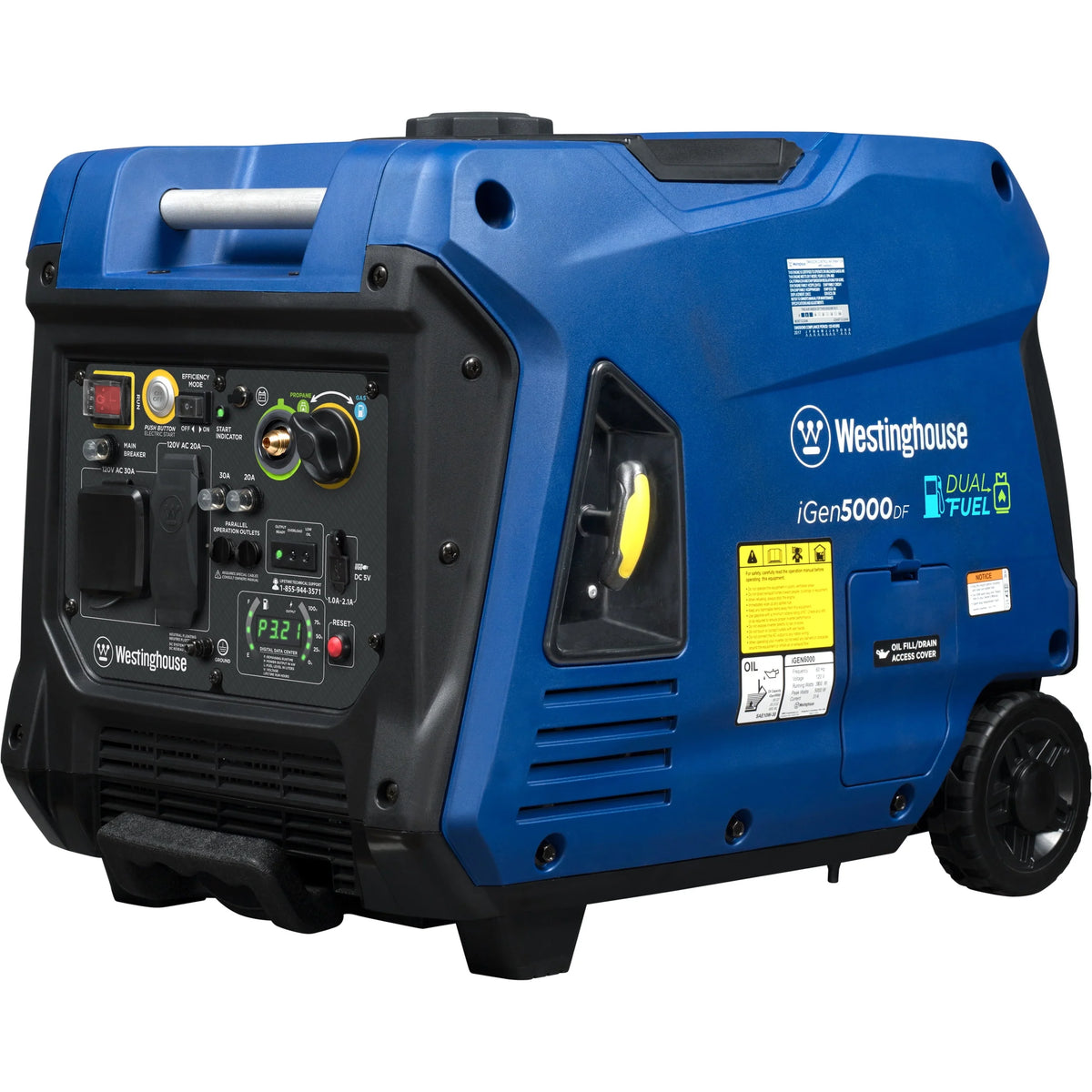 5000 Watt Dual Fuel Portable Inverter Generator V310