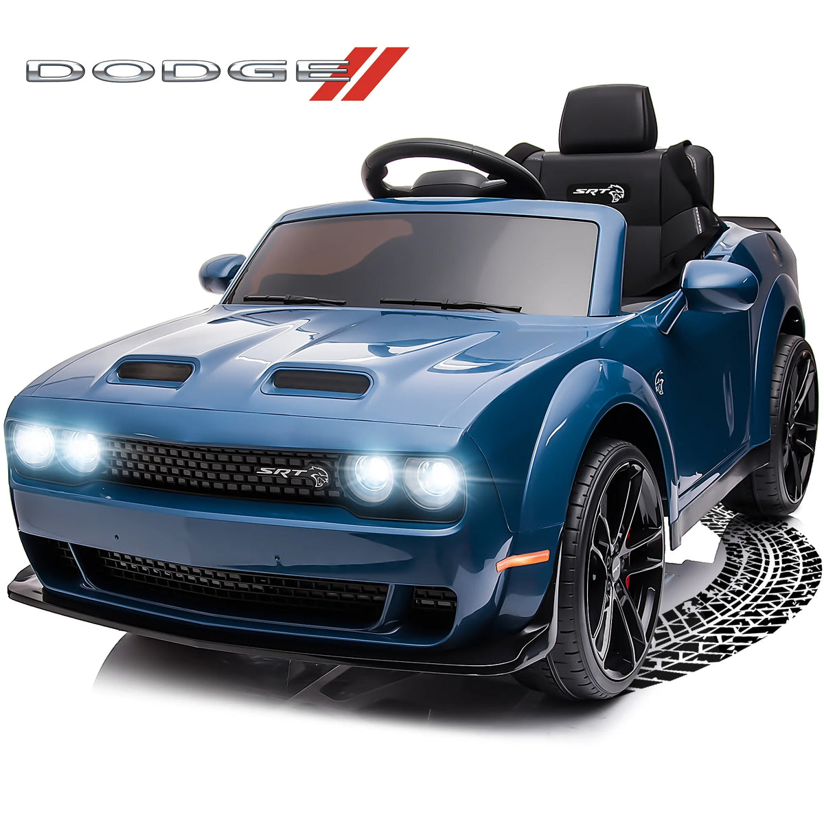 12 V Powered Ride On Car with Remote Control, Black T8439