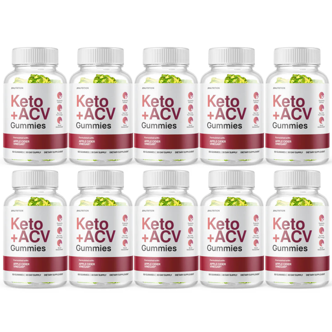 Keto ACV 500mg Gummies 10 Bottles D934