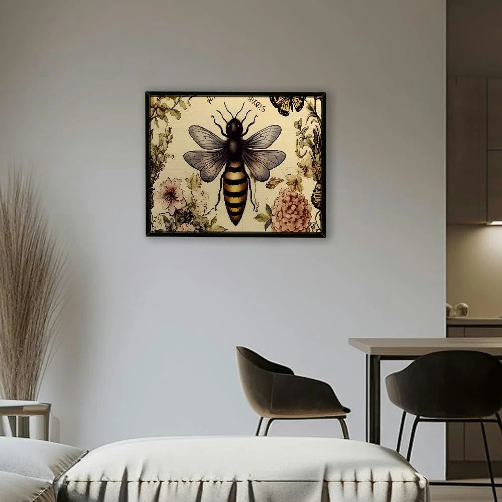 Canvas Print with Black Frame N749