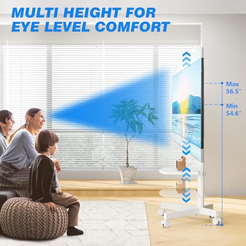 Rolling TV Stand with Shelf for 23-65 inch TVs X998