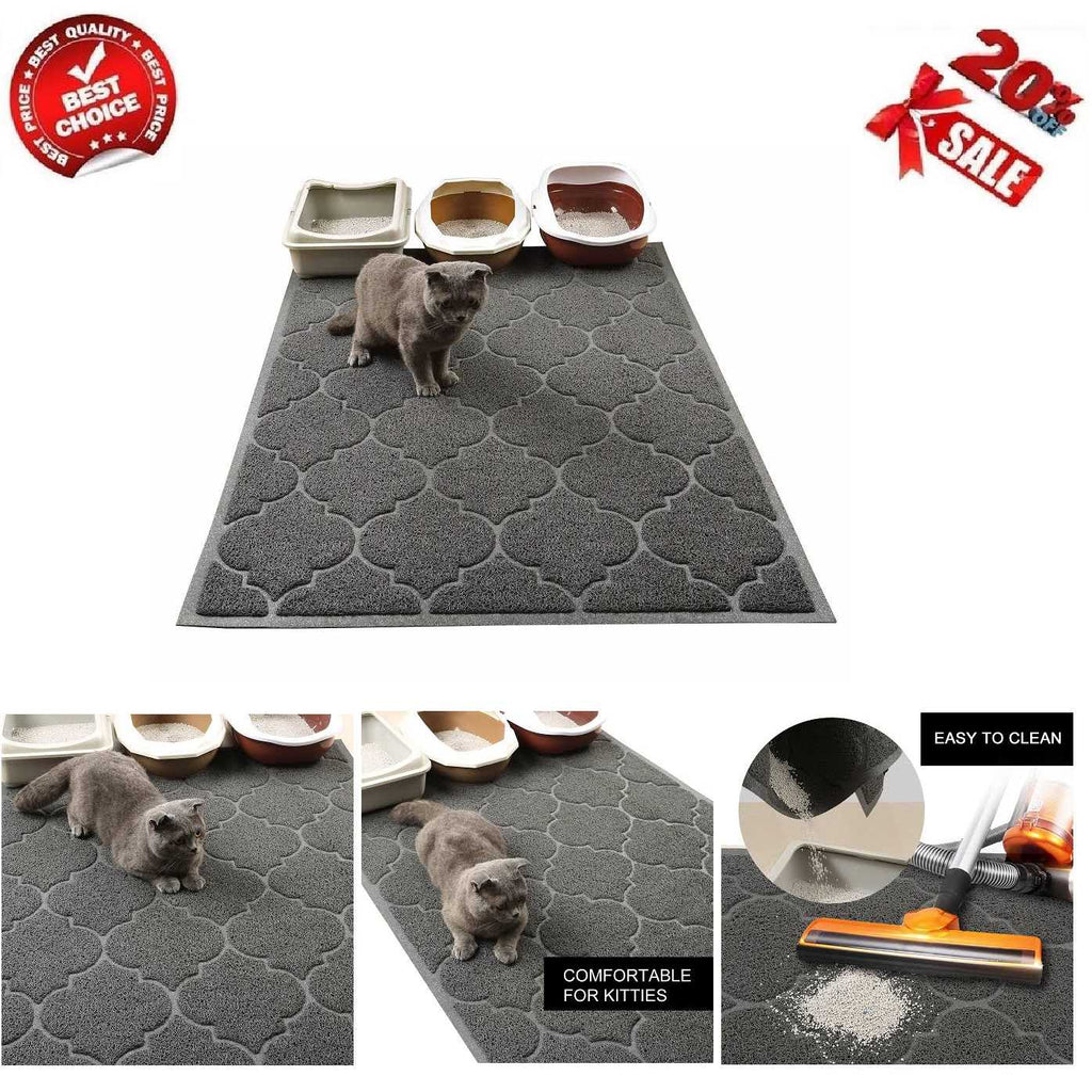 XL Phthalate Free Cat Litter Mat Q21644