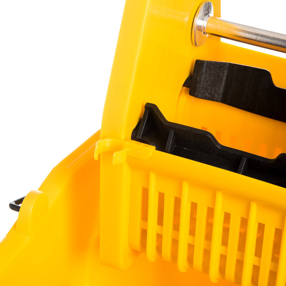 35 Quart Mop Bucket with Down-Press Wringer, Yellow U4833