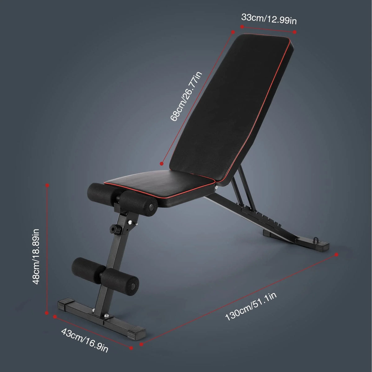 Adjustable Incline Decline Foldable Weight Bench C776572