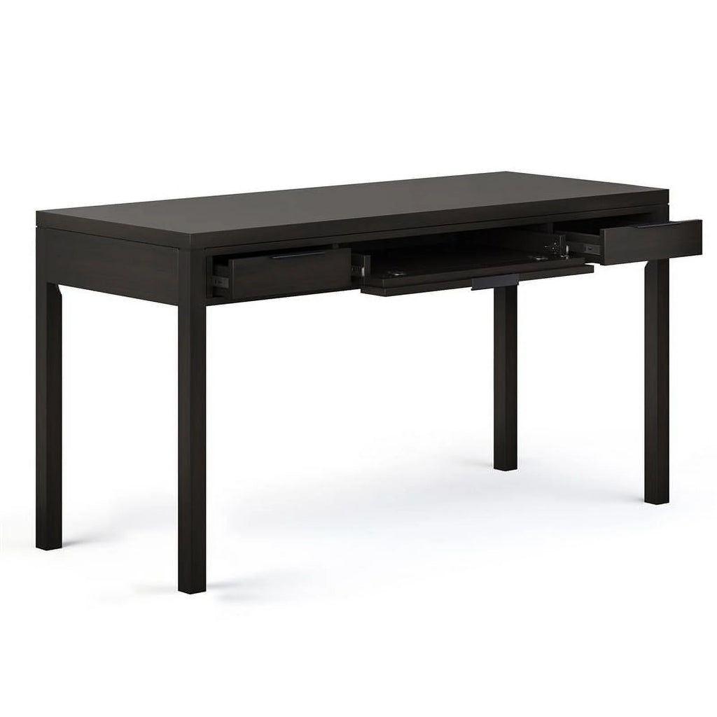 Solid Wood Contemporary 60 " Desk in Hickory Brown P66158