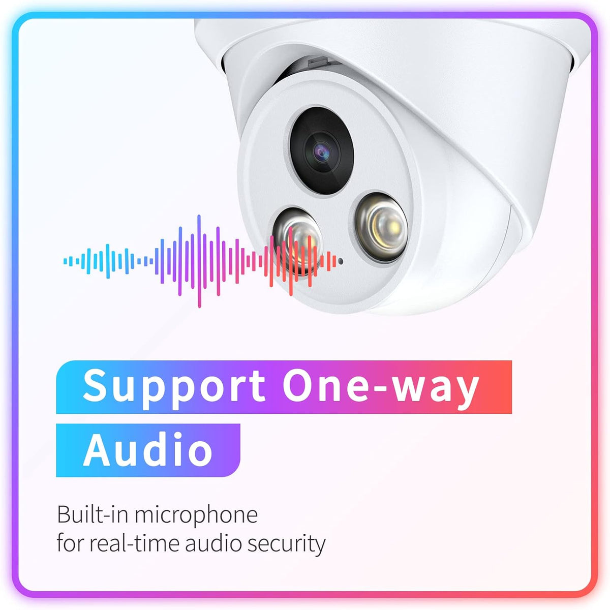 8MP 4K Full Color PoE IP Dome Camera A13117