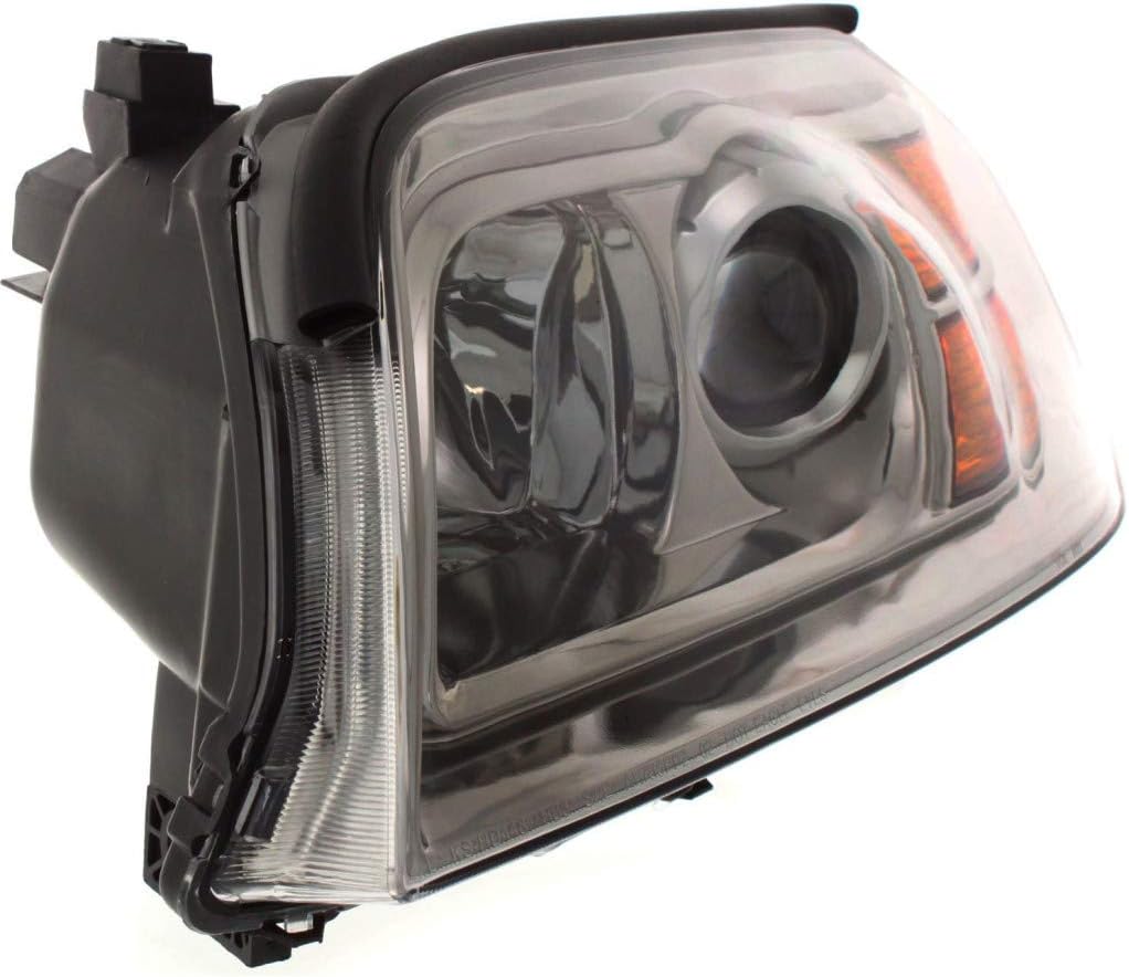 2004 2005 2006 Acura MDX Headlight Assembly Driver Side Black Housing M168