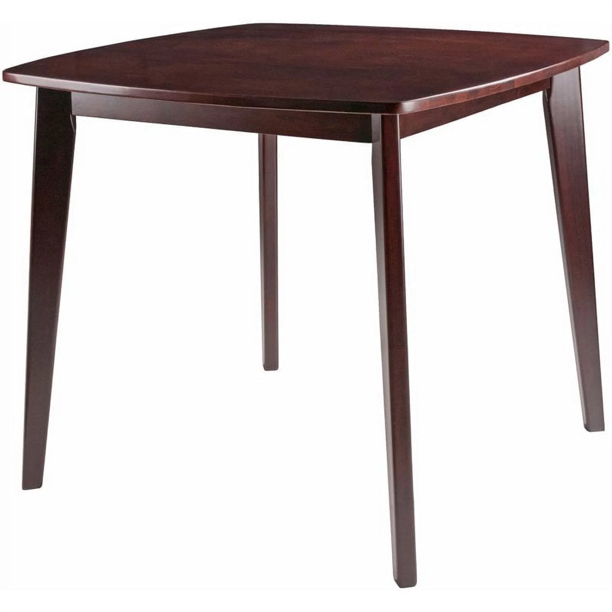 34" Square Solid Wood Dining Table in Walnut B840