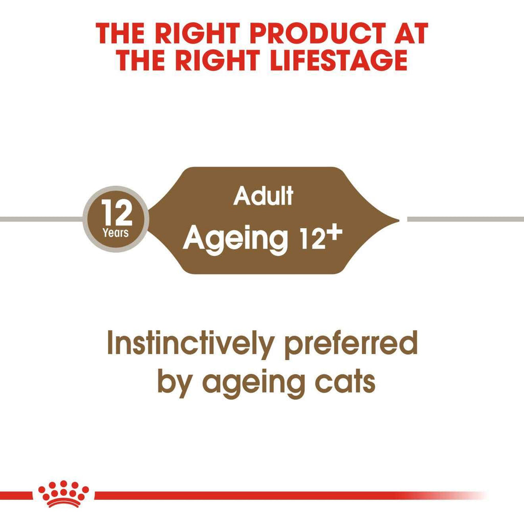 Aging 12+ Thin Slices in Gravy Canned Cat Food U33256
