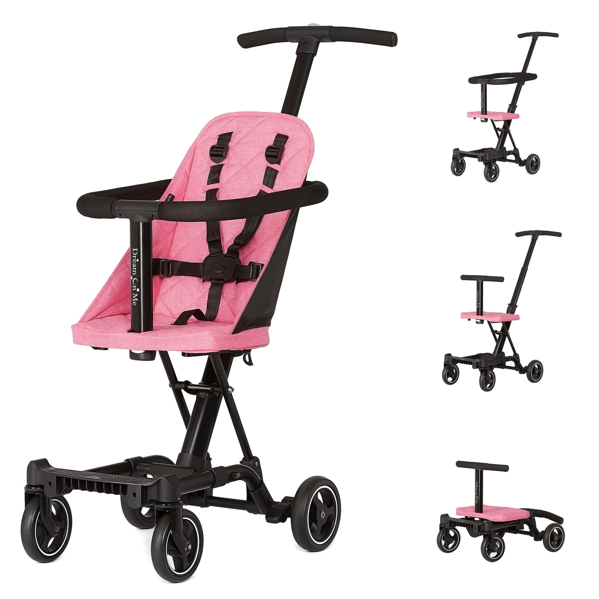 Black Lightweight Compact Travel Stroller N6269