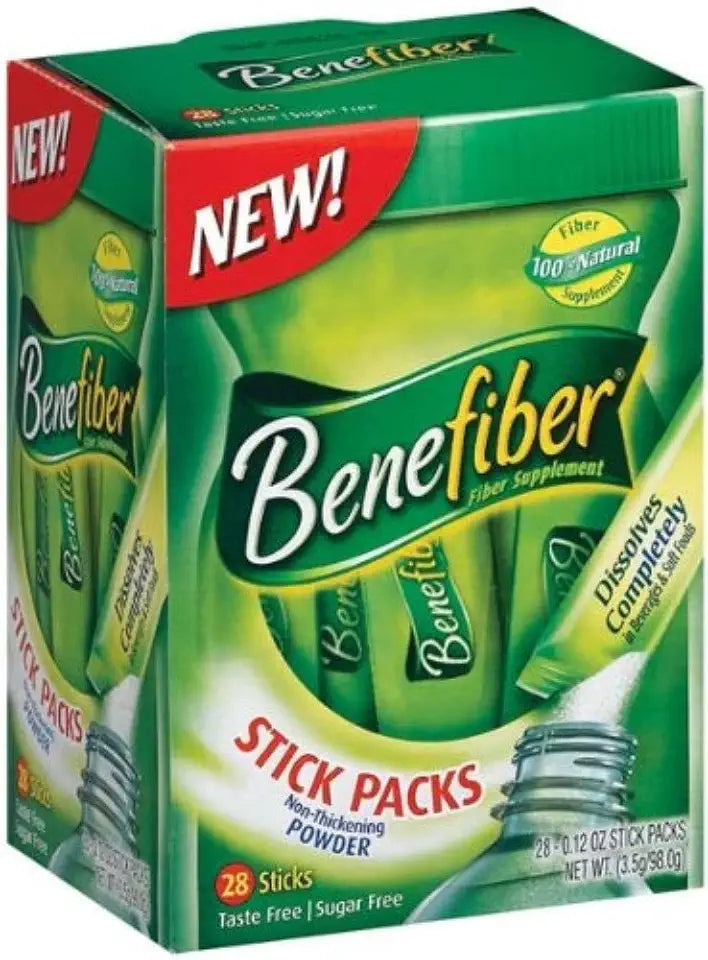 Sugar-Free Unflavored Fiber Stick Packs 28 ea Pack of 3 F3563