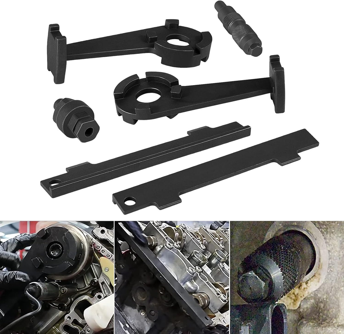 Compatible with VW Audi 4.2L V8 Engines Camshaft Locking Timing Tool Kit 6-Piece Pack of 2 D652