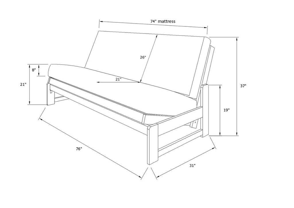 Mocha Futon A217755