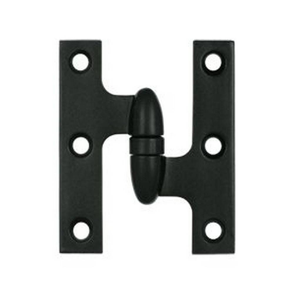 3 x 2.5 inch Black Olive Knuckle Hinge I56986