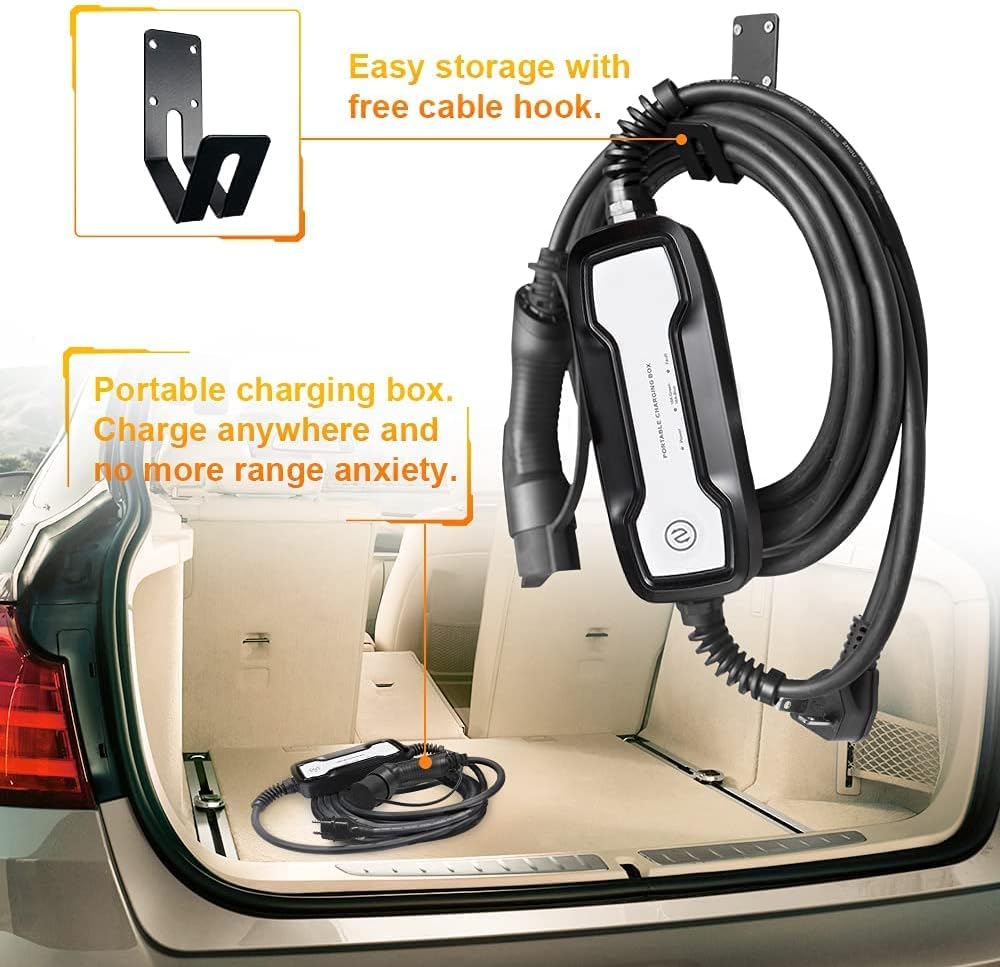 Level 1 10/16A Current Switchable Electric Car Charger W44973