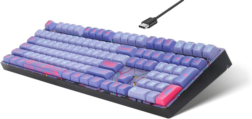 Wired USB Mechanical Gaming Keyboard 108 Keys Hot Swappable N60164