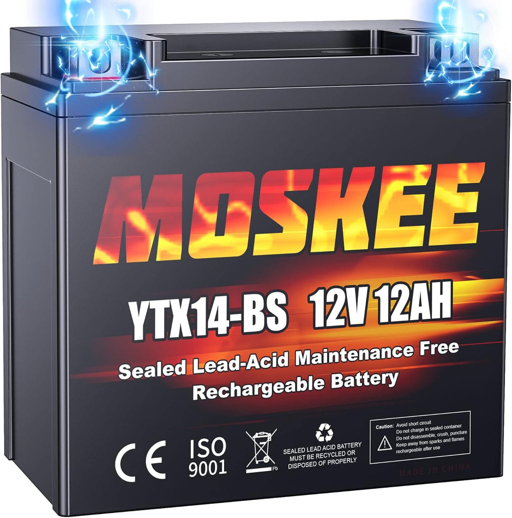 12V 12Ah Sealed AGM Motorcycle Battery N722117