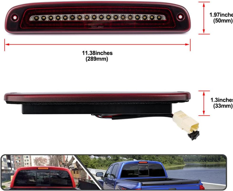 Red LED Third Brake Light with Strobe H5811