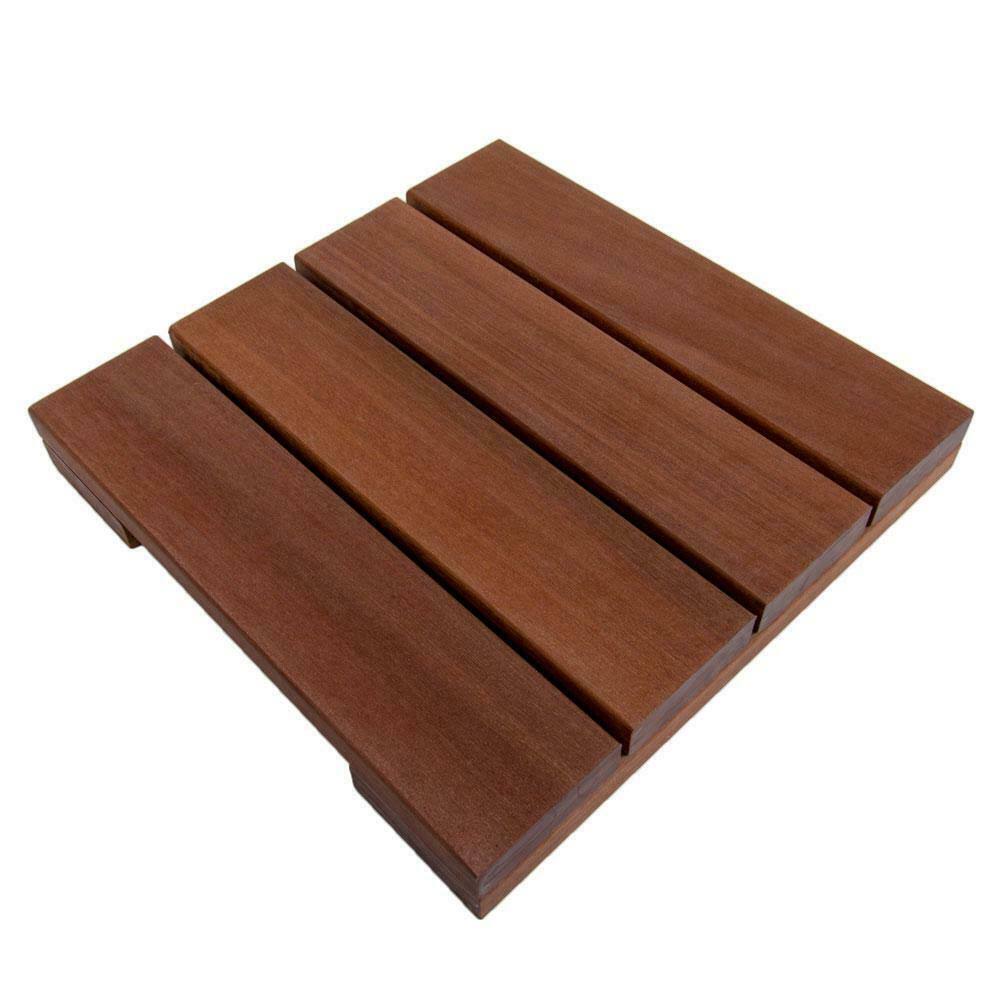 Solid Hardwood Deck Tile 1 ft. x 1 ft. C956631