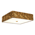 3-Light Square Flush Mount H5781