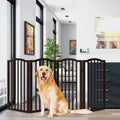Brown 4-Panel Pet Gate G476320
