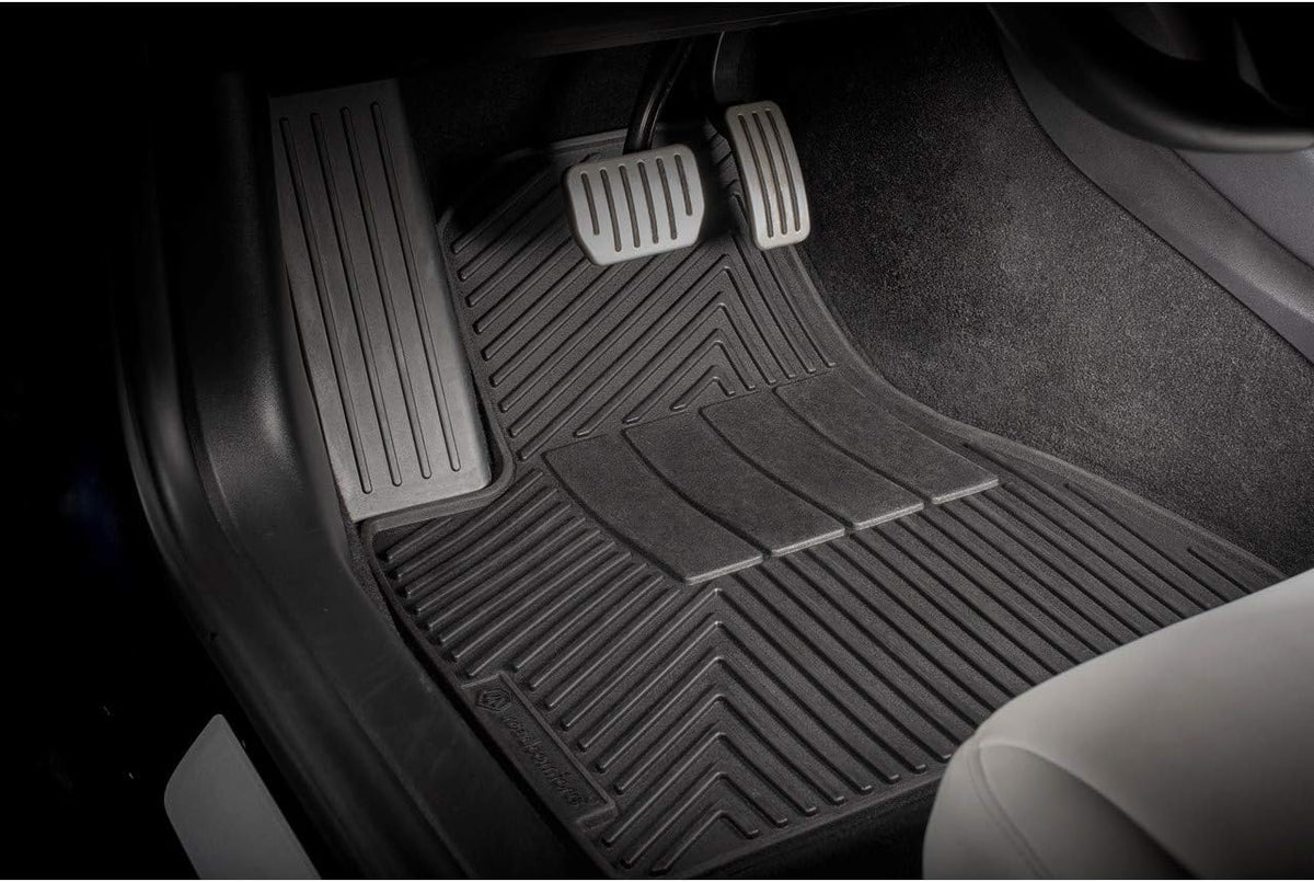 Custom Fit All Weather Floor Mats 4pcs Black K1722