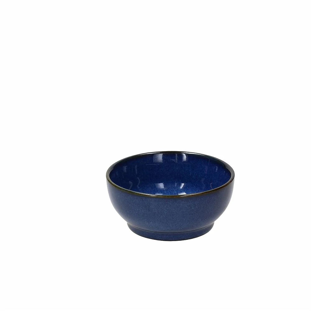 Blue Stoneware Rice Bowl S6196