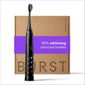 Black Electric Toothbrush with Charcoal Sonic Toothbrush Head W844184