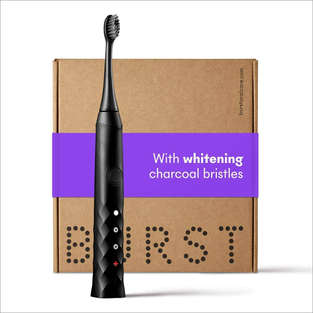 Black Electric Toothbrush with Charcoal Sonic Toothbrush Head W844184