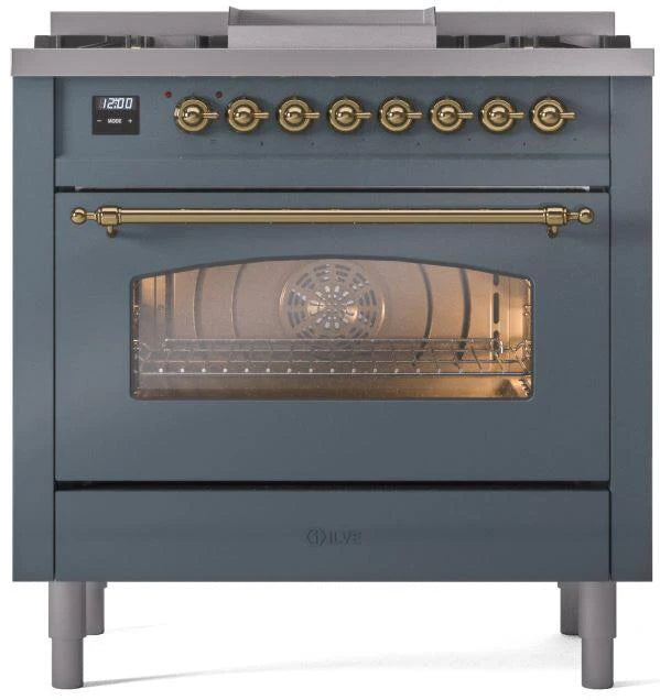 36 Dual Fuel Natural Gas Range E186