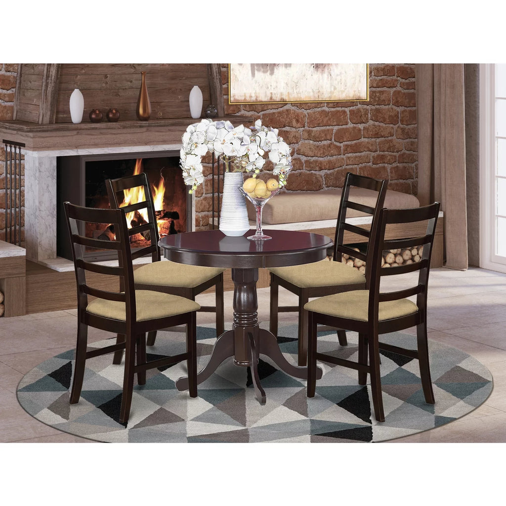5 Piece Wood Kitchen Table Set M2748