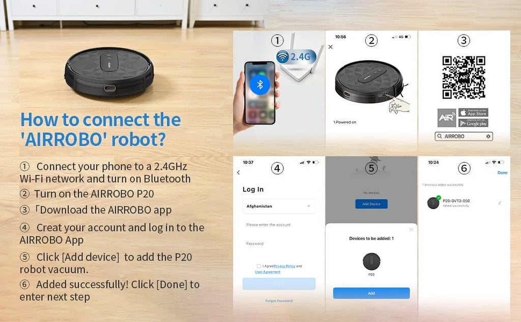 Self-Charging Robot Vacuum Cleaner 2800 Pa Black W8510