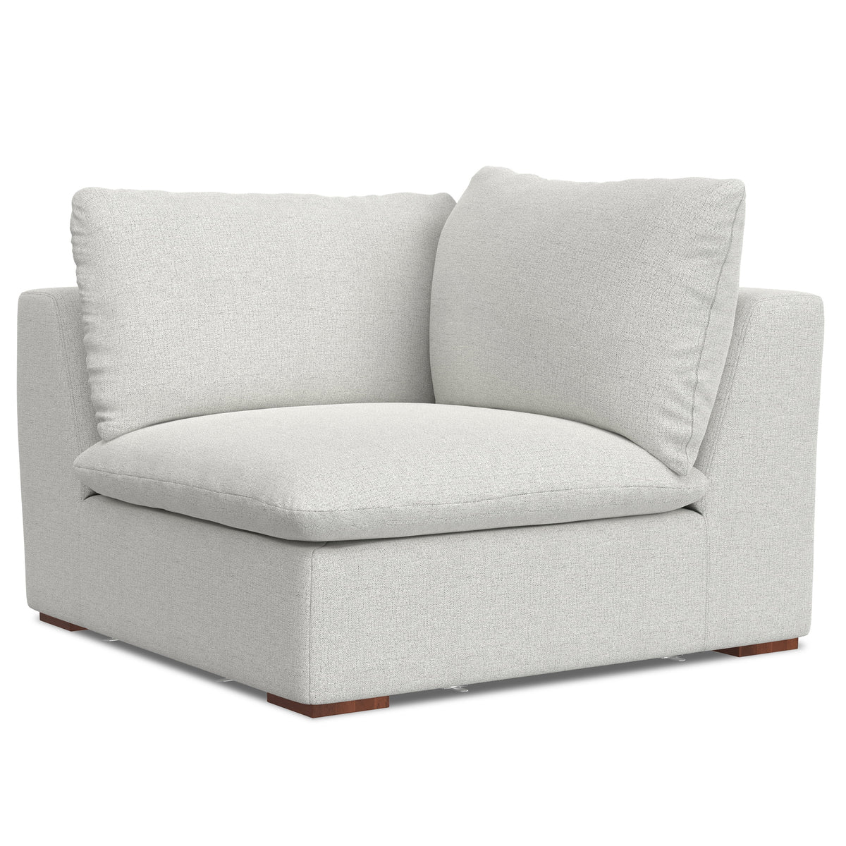 Velvety Chenille Corner Sofa O56978