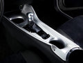 Carbon Fiber Style Interior Gear Shift Panel Cover Trim Frame D5067