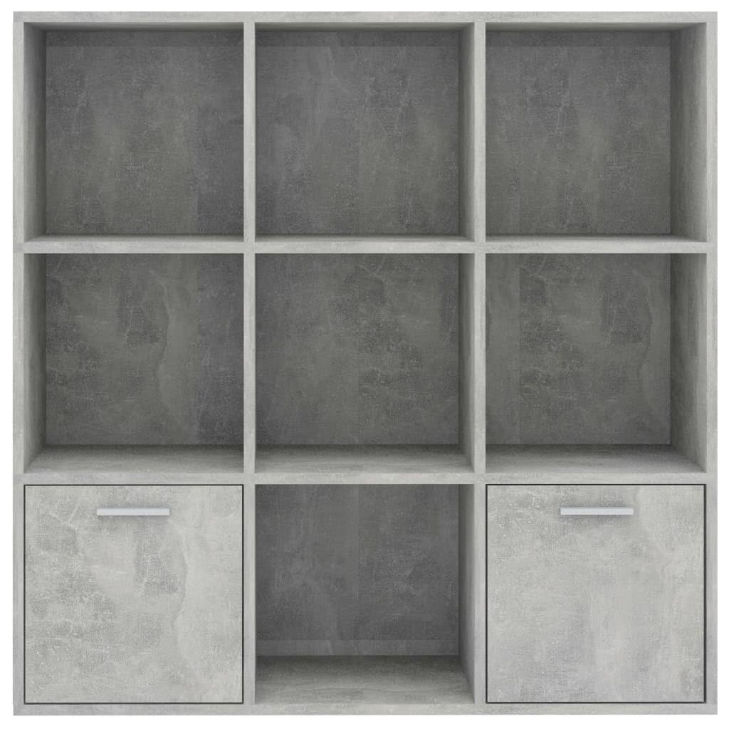 Book Cabinet Concrete Gray Chipboard G272598