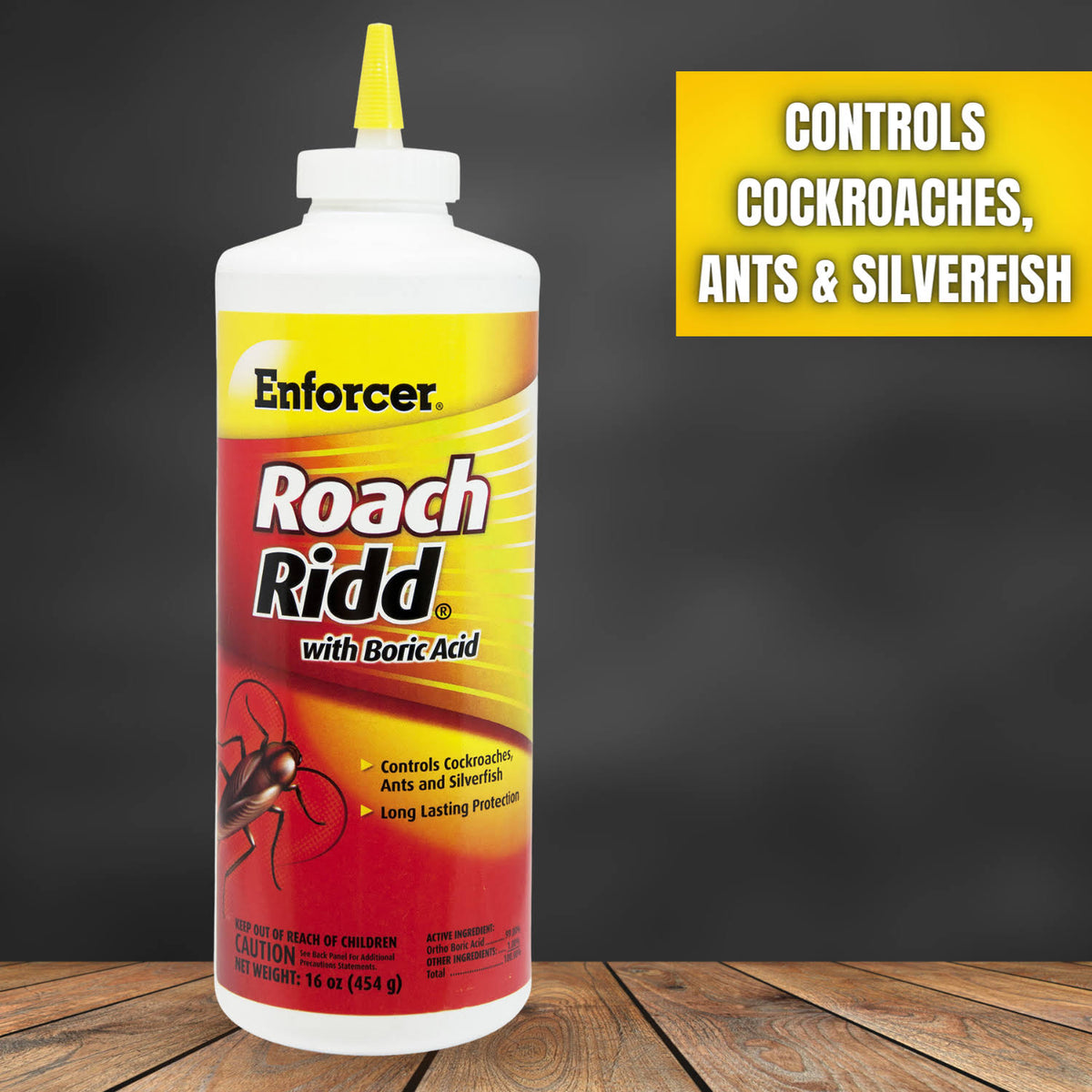 Boric Acid Roach Ridd 16 oz Case of 12 W6408