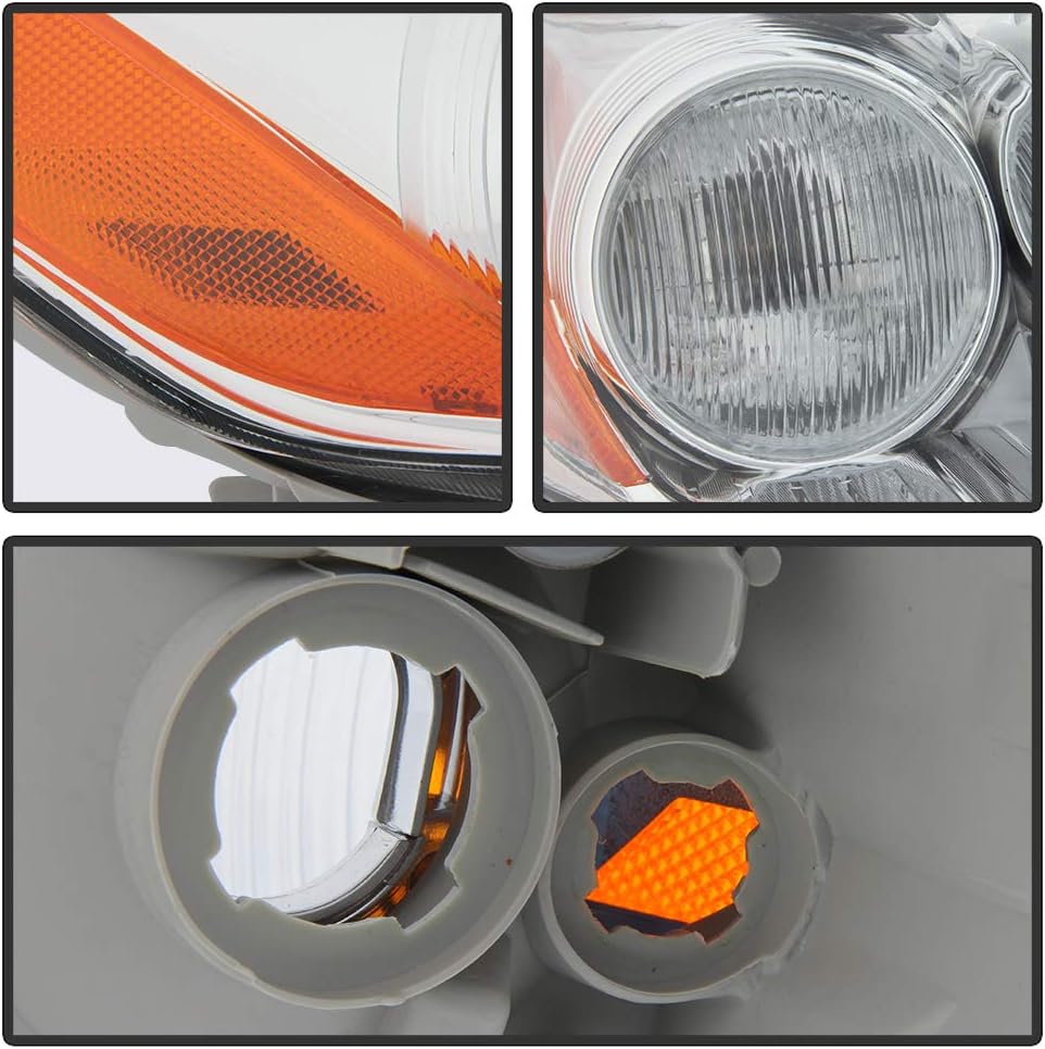 Toyota Camry Chrome Housing Projector Headlights Assembly Driver & Passenger Side A46226