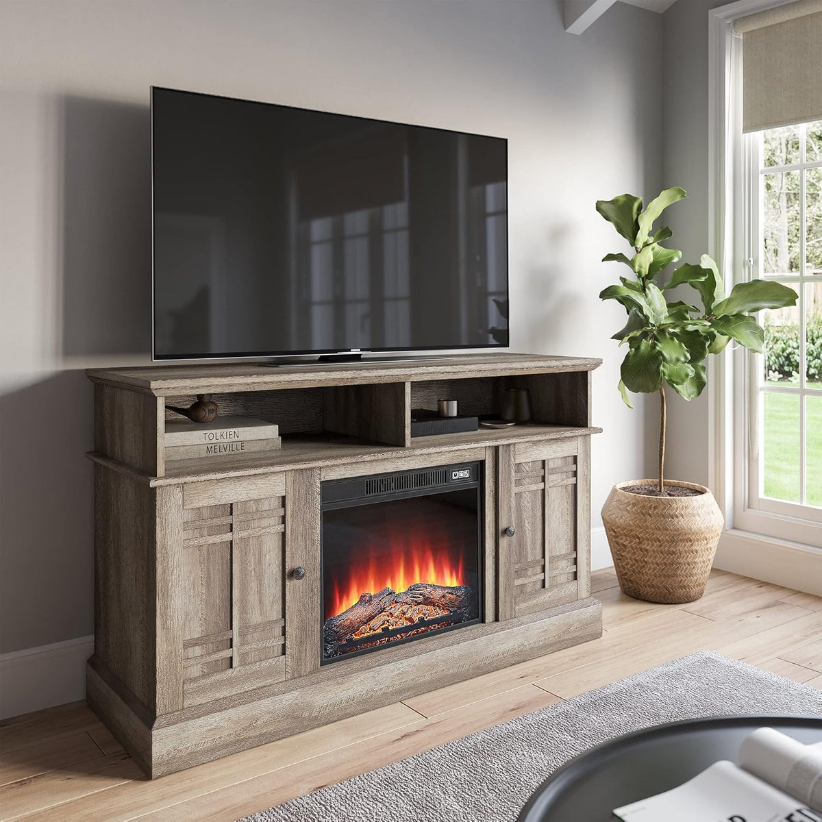 48 Inch Electric Fireplace TV Stand T88369