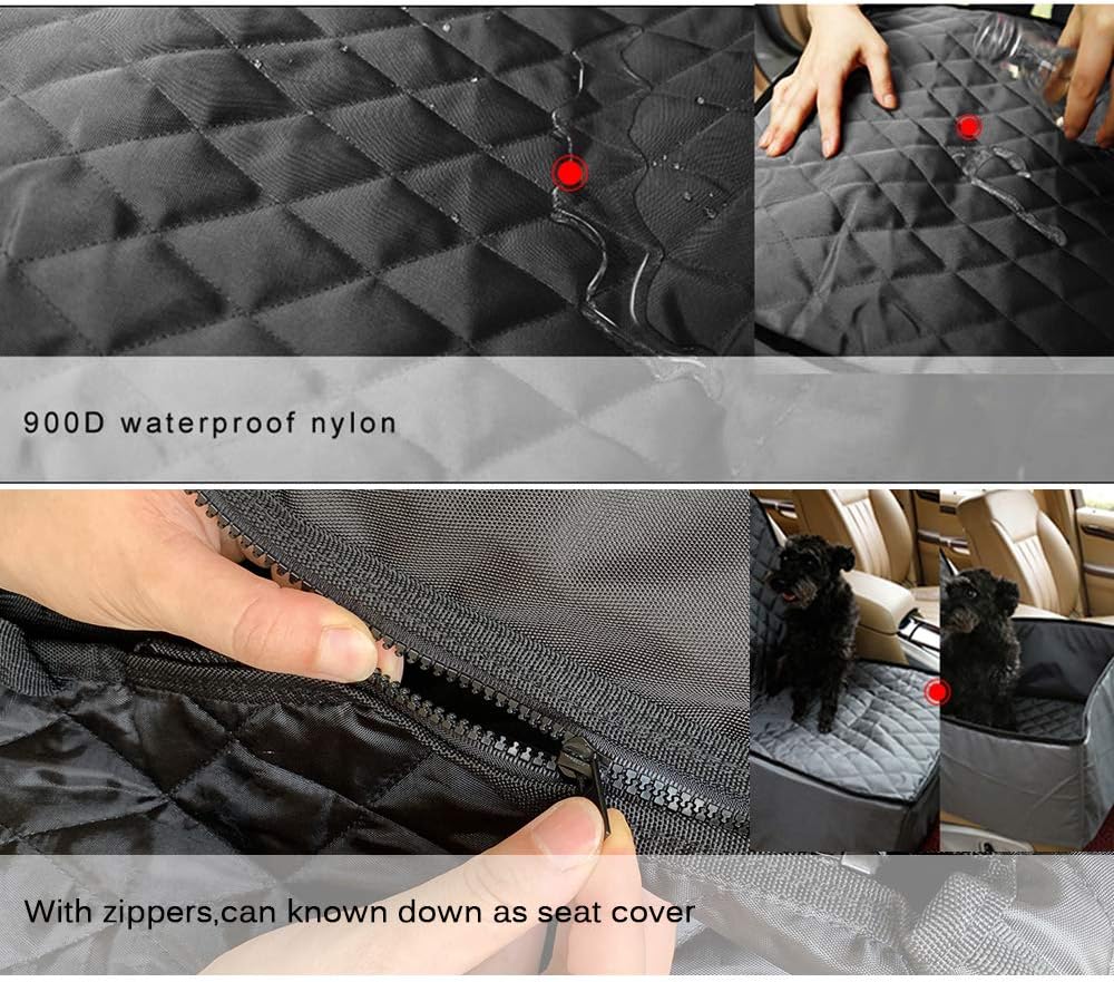 2-in-1 Waterproof Dog Car Seat Cover Pet Car Hammock I3844