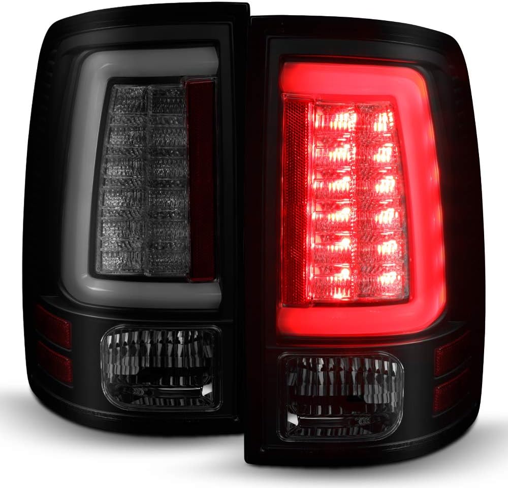 Red LED Tube Tail Lights Brake Lamps Left+Right L170528