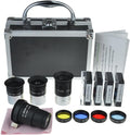 Astronomical Telescope Accessory Kit with Eyepieces, Filter Set, Barlow Lens Y123