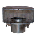 Round Chimney Cap with Mesh Screen T310