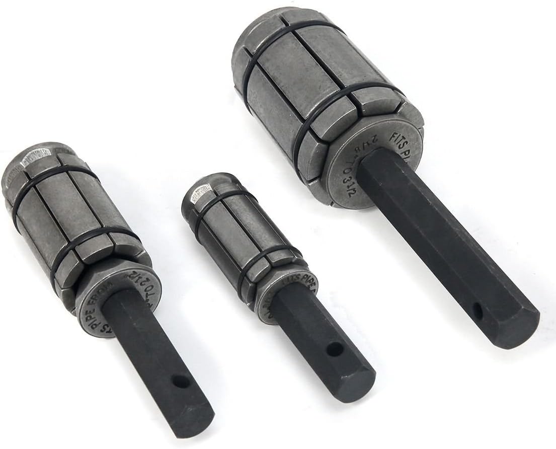 3-Pieces 1/18'' to 3-1/2'' Tail Exhaust Pipe Expander Kit with Storage Case O679