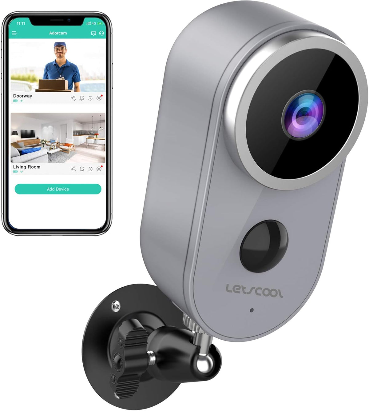 Wireless 1080P Rechargeable Battery WiFi Security Camera K207