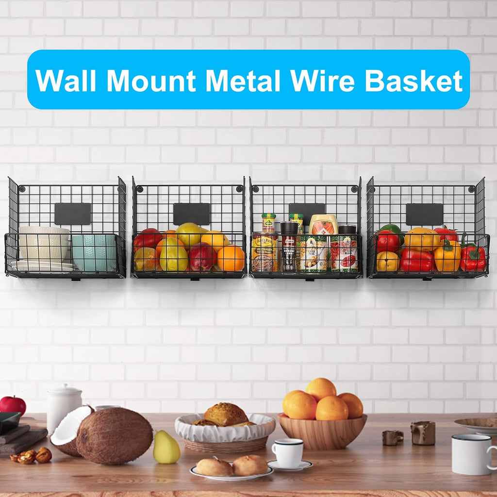 4 Tier Fruit Storage Basket Stand Pack of 2 M28567