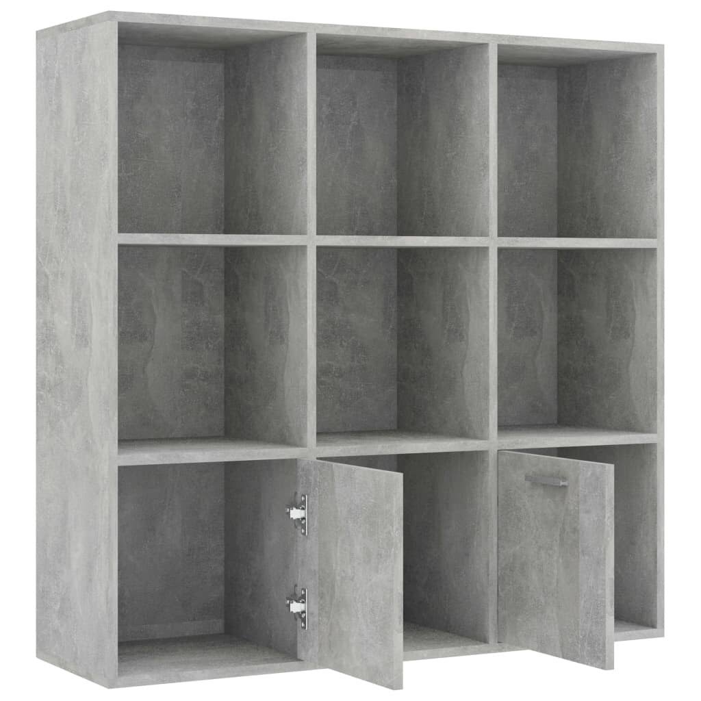 Book Cabinet Concrete Gray Chipboard G272598