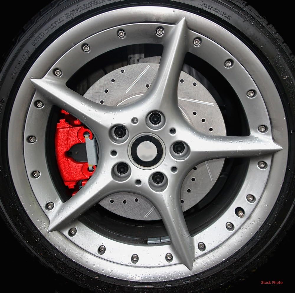 Powder Coated Red Caliper Assembly Set K641
