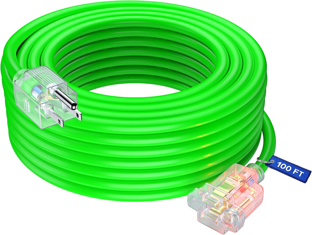 100 Feet 14 Gauge Heavy Duty Outdoor Extension Cord D667